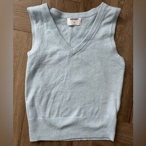 Old Navy Sky Blue Knit Sweater Vest